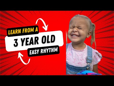 Learn Rhythm from a 3 year old!! #short #shortsvideo
