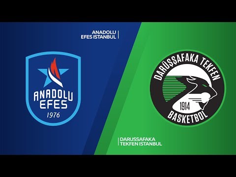 Anadolu Efes Istanbul - Darussafaka Tekfen Istanbul Highlights | EuroLeague RS Round 19