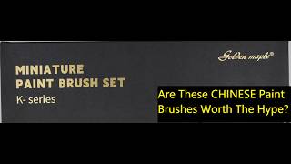 Are These CHINESE Paint Brushes Worth The Hype?