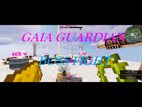 Minecraft Botania Gaia Guardian Boss Fight