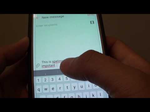 Samsung Galaxy S7: How to Enable / Disable Auto Check Spelling