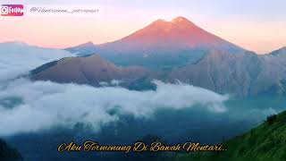 Download lagu Viral Keindahan Gunung Rinjani 'pulau Lombok' ( story lirik lagu ' Damai bersama mu' ) mp3