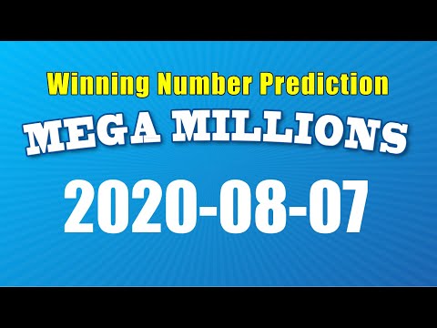 Winning numbers prediction for 2020-08-07|U.S. Mega Millions