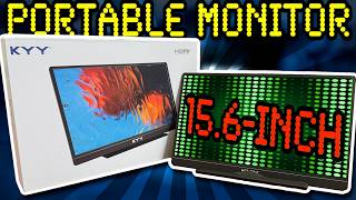 ON-THE-GO MONITOR? 🖥️ - KYY 15.6-inch Portable Monitor (K3-2) Unboxing & Test!