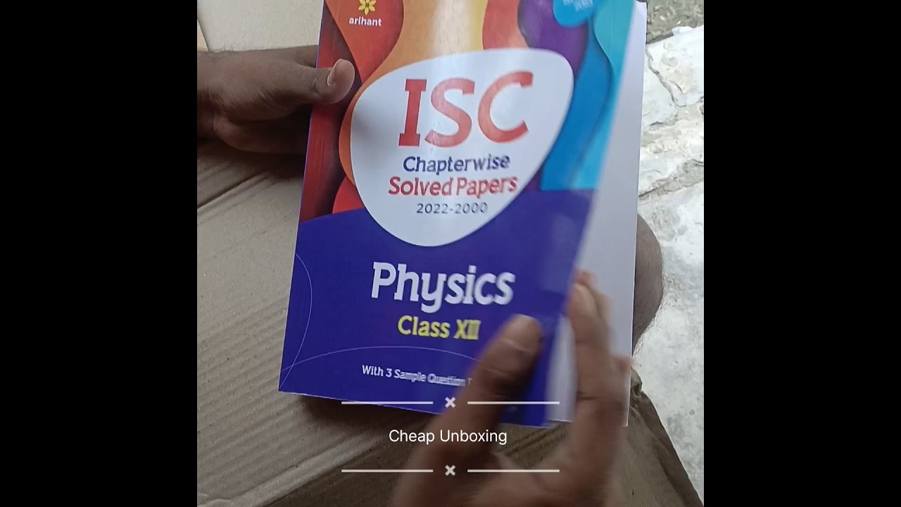 Arihant ISC solved Paper chaptewise  price - 295