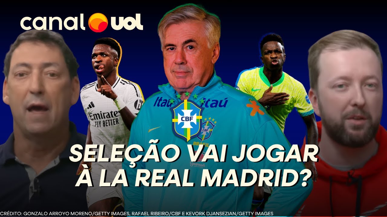ANCELOTTI 'ROUBA A CENA' DE CHEGADA DA SELEÇÃO BRASILEIRA AO EQUADOR; QUAL SERÁ A ESCALAÇÃO?