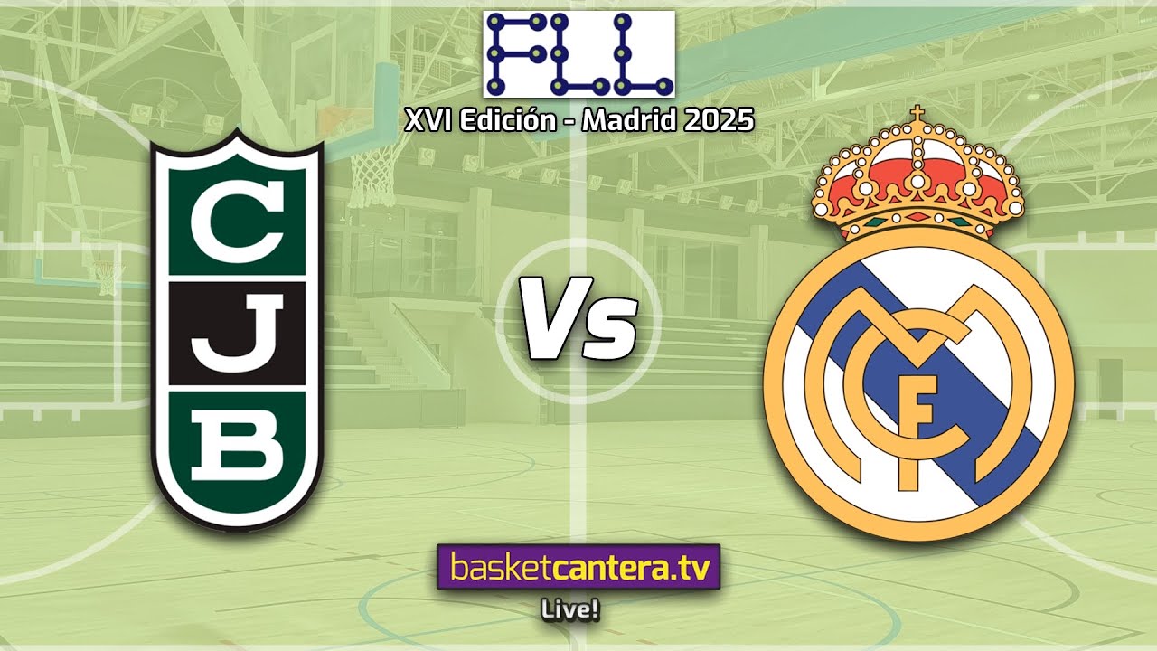 #Directo U15M. JOVENTUT BADALONA vs REAL MADRID (masc). Torneo Cadete-Sub15 de la FLL 2025