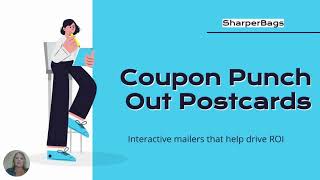 Custom Coupon Punch Out Postcards