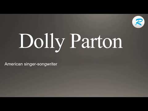 How to pronounce Dolly Parton