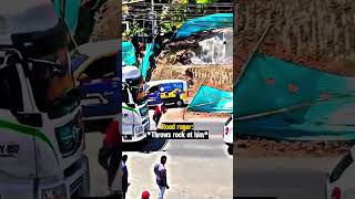 Download lagu Road Rage Driver Throws Rock At Semi Truck mp3