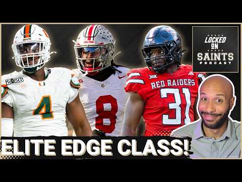 ELITE EDGEs: New Orleans Saints DE Targets To Watch At NFL Combine Led By Arvell Reese, David Bailey