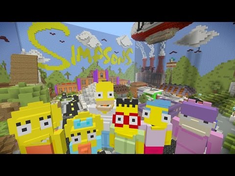 Minecraft Simpsons hide and seek!