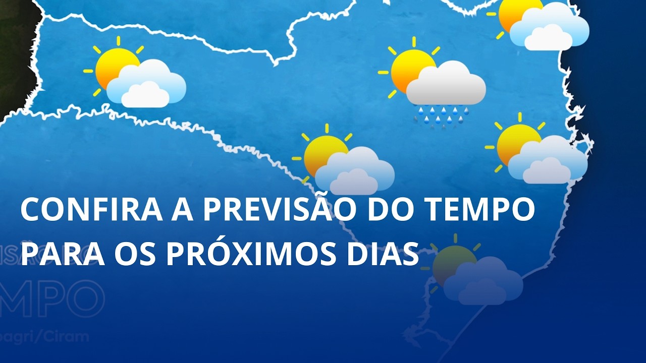 Previsão do Tempo para o fim de semana