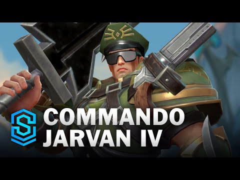 Commando Jarvan IV Wild Rift Skin Spotlight
