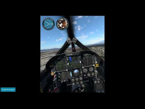 [Archive-2022] VSKYLABS F-19 Landing demonstration with Aural AOA warning system in VR X-Plane 12
