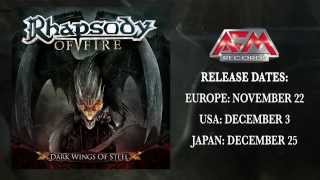 RHAPSODY OF FIRE - Dark Wings of Steel (2013) // Official Audio // AFM Records