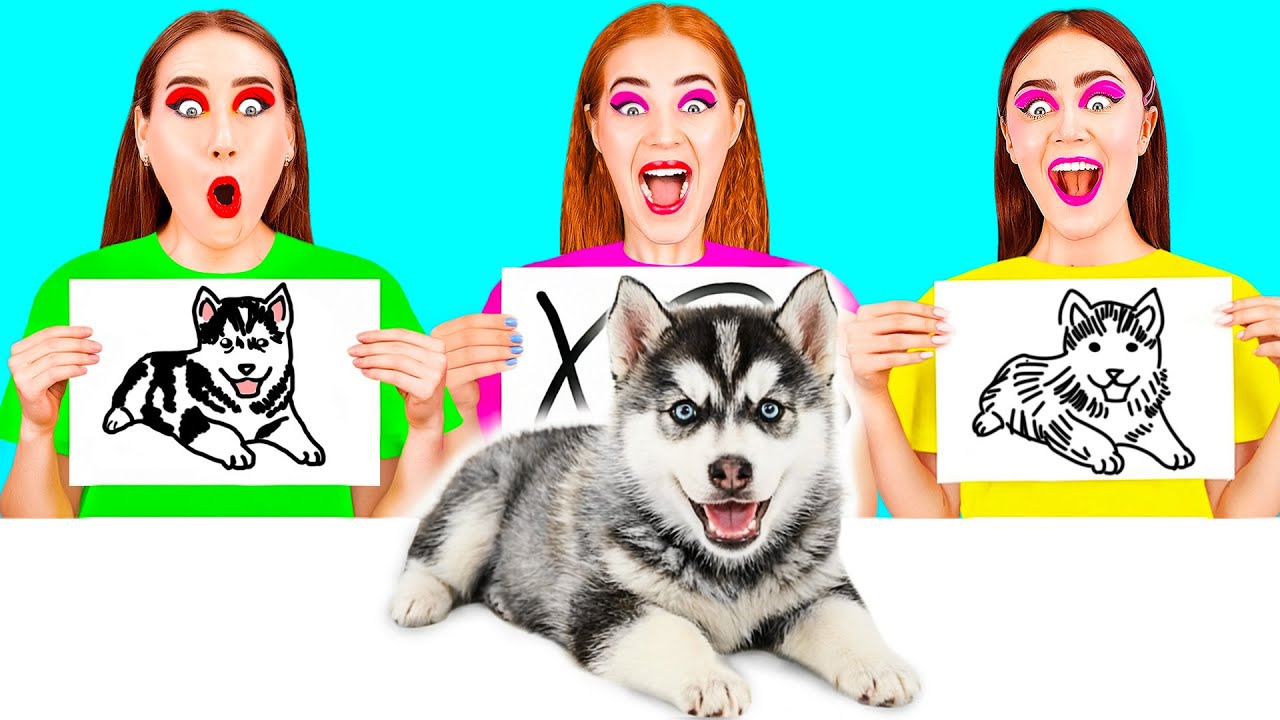 絵がうまいのはどっち？ | 驚くべきハックとトリック TeenTeam Challenge