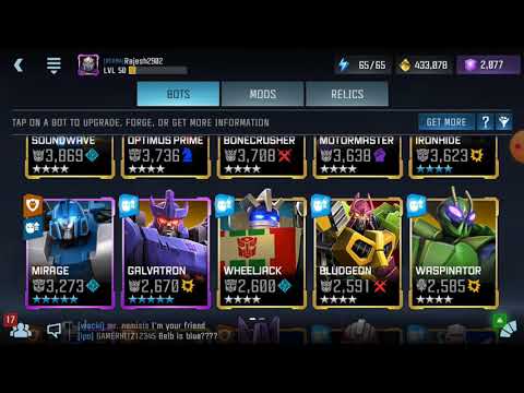 Transformers forged to fight, taking my 5 star mirage to rank 3