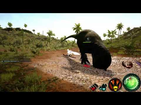 Ankle Biters vs Big Head (Velociraptor pack vs T-Rex)