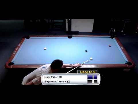 Bergen Open 9-Ball 2013 - Niels Feijen VS Alejandro Carvajal