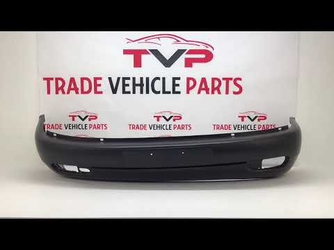Fits VW Transporter T4 1997-2004 Front Bumper With Fog Lamp Hole Smooth Black video