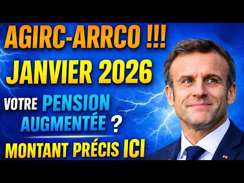 Bonne nouvelle retraités 💶 AGIRC-ARRCO augmente en janvier 2026 : voici les montants