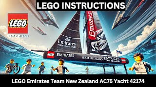 LEGO INSTRUCTIONS: Build the EPIC Emirates Team New Zealand AC75 Yacht 42174 – Sail to Victory!