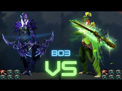 Drow Ranger vs Windranger Bo3 + Bonus