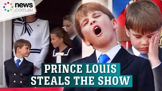 Prince Louis steals show from Princess Kate with hilarious balcony dance