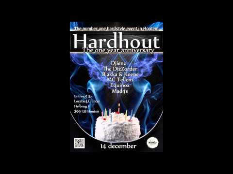 The DizZorder and MC Tellem on the mic. @ Hardhout 'The One Year Anniversary'!