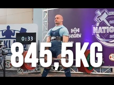 Timothy Monigatti | 845,5kg Total | 83kg Class  | NZ National Powerlifting Championships 2024