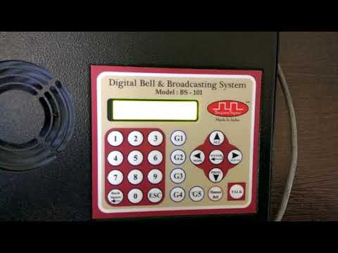 Digital Broadcasting & Bell System Model : BS-101