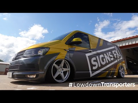 Signs FX's VW T6 on Lowdown Transporters Air Suspension - SoLow - Rotiform