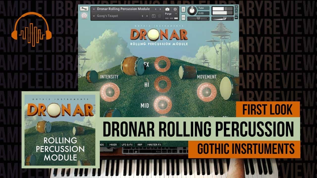 First Look: Dronar Rolling Percussion Module by Gothic Instruments