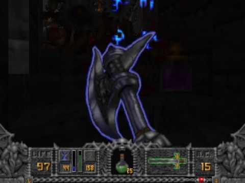 Hexen. Battle with Korax.