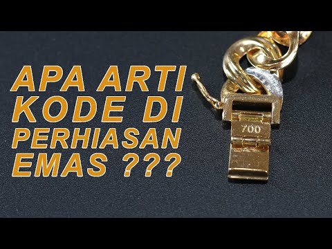 Arti Kode Pada Perhiasan Emas