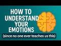 How To Understand Your Emotions Since No One Ever Teaches Us This