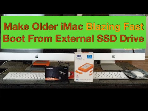 Boot Mac OS From External SSD HD Enclosure on Older iMac