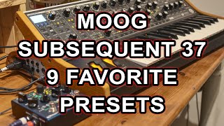 Video thumbnail for Moog Subsequent 37 // 9 favorite presets by tricks-and-tips