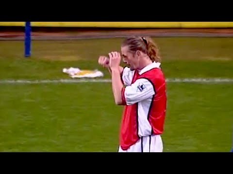 Emmanuel Petit mocking Graeme Le Saux
