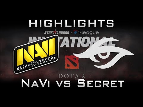 NaVi vs Secret [EPIC] Starladder 2017 Minor Highlights Dota 2