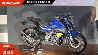 Tork Kratos X & Kratos R unveiled at Auto Expo 2023 | BikeWale