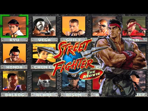 Street Fighter: The Movie (RYU)  스트리트 파이터 더 무비 (류)  ストリートファイター: 映画 (リュウ) 고전게임 켠왕