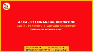 IAS 16 - Property, Plant & Equipment | Disposal of Revalued Assets
