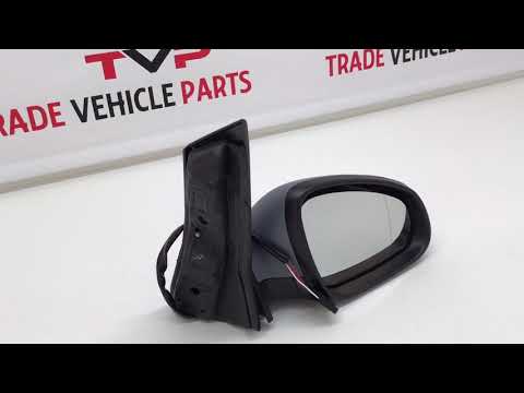 Fits Vauxhall Astra J 2010-2015 Door Wing Mirror Electric Heated Primed Driver Side video