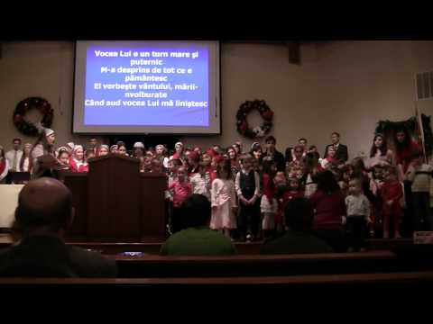 Copii cu un program de craciun