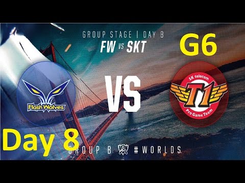 FW vs SKT Game 2 Highlights - 2016 Worlds Group Stage - Day 8