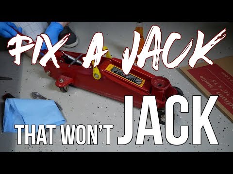 How to Fix a Hydraulic Jack that won't JACK