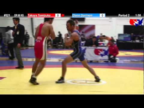 Schultz GR 66 KG Cons. Round 2: Takuya Tomizuka (Japan) vs. Glenn Garrison (U.S Army)