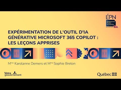 Expérimentation de l’outil d’intelligence artificielle générative Microsoft 365 Copilot : les leçons